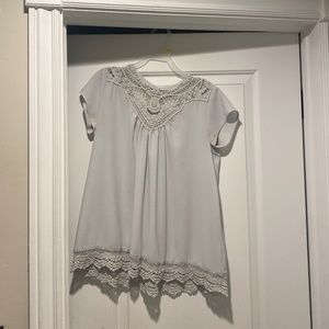 Blue-gray blouse